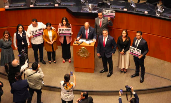 PAN pide intervención de la CIDH en caso Teuchitlán y Morena revienta la sesión en el Senado