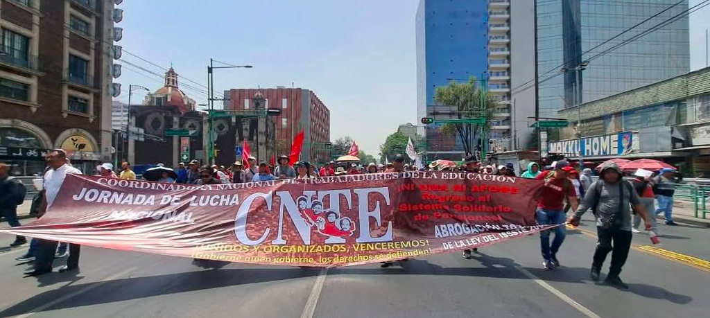La CNTE decidirá el 11 de abril si realiza un paro indefinido