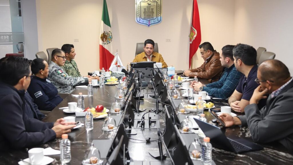 INSTALAN MESA DE SEGURIDAD Y COORDINACIÓN PERMANENTE CON MOTIVO AL 8M