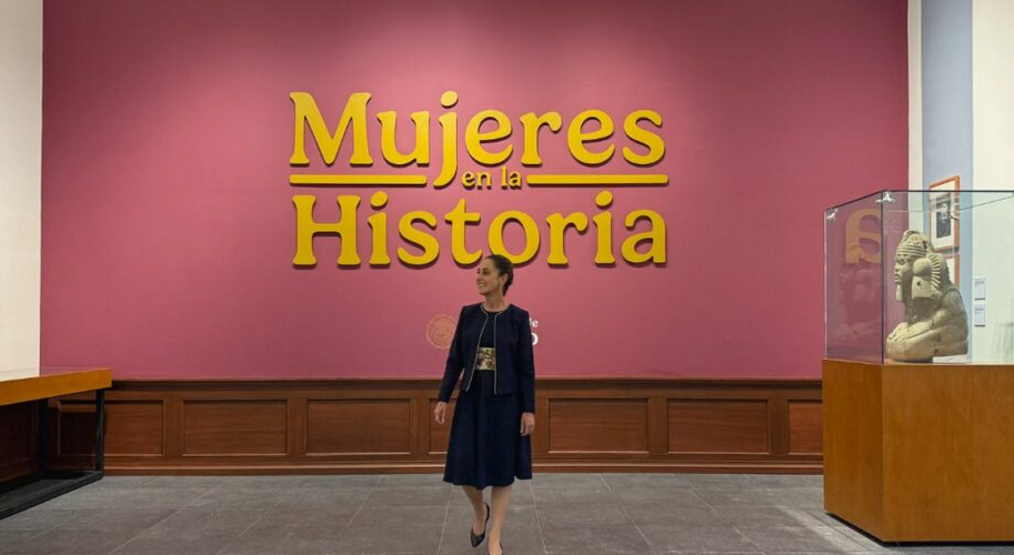 Sheinbaum inaugura la sala “Mujeres en la Historia”