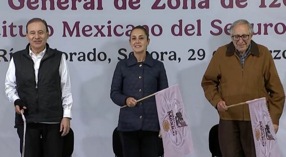 Sheinbaum encabeza inicio de construcción del HGZ en San Luis Río Colorado