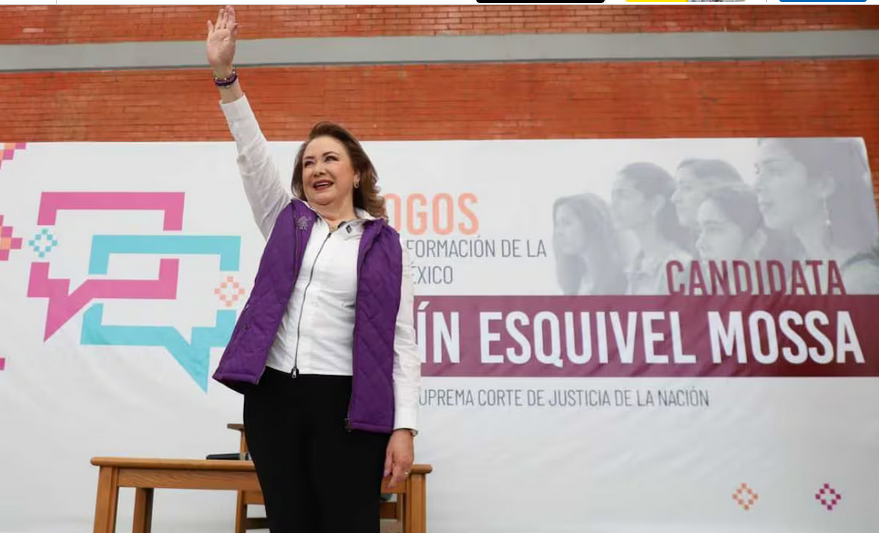 Yasmín Esquivel pide el voto popular como “Ministra de la Transformación”; apuesta por un Poder Judicial austero