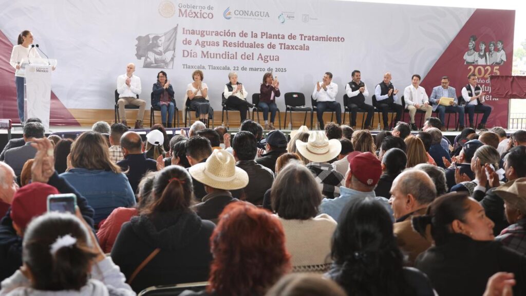 “LORENA YA SE NOS ADELANTÓ; TIENEN UNA GRAN GOBERNADORA, PORQUE YA LLEVÓ AGUA A MUCHOS MUNICIPIOS”: CLAUDIA SHEINBAUM