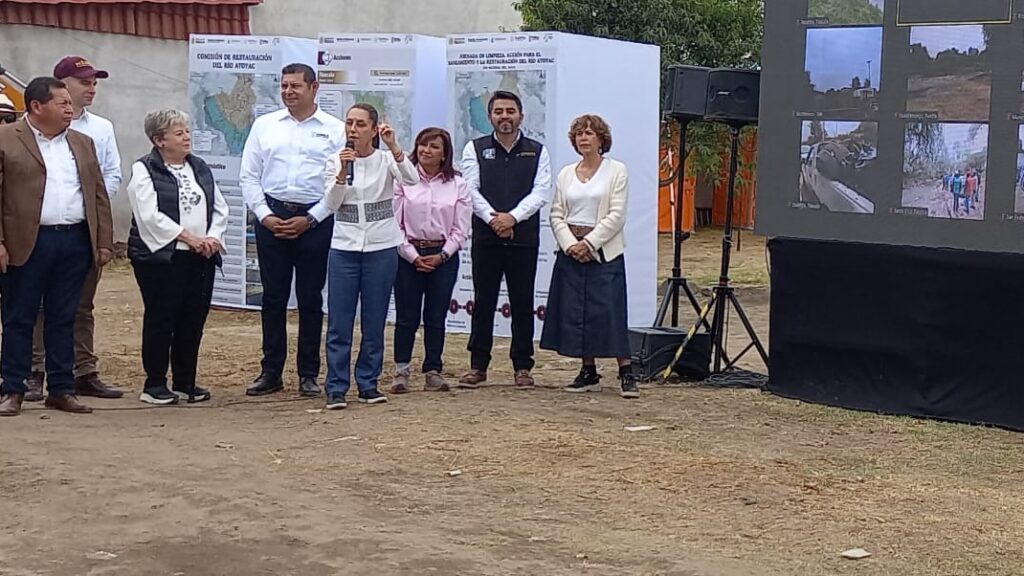 Afirma Sheinbaum que pondrán en orden fábricas e industrias que no reciclen el agua y afecten el Atoyac