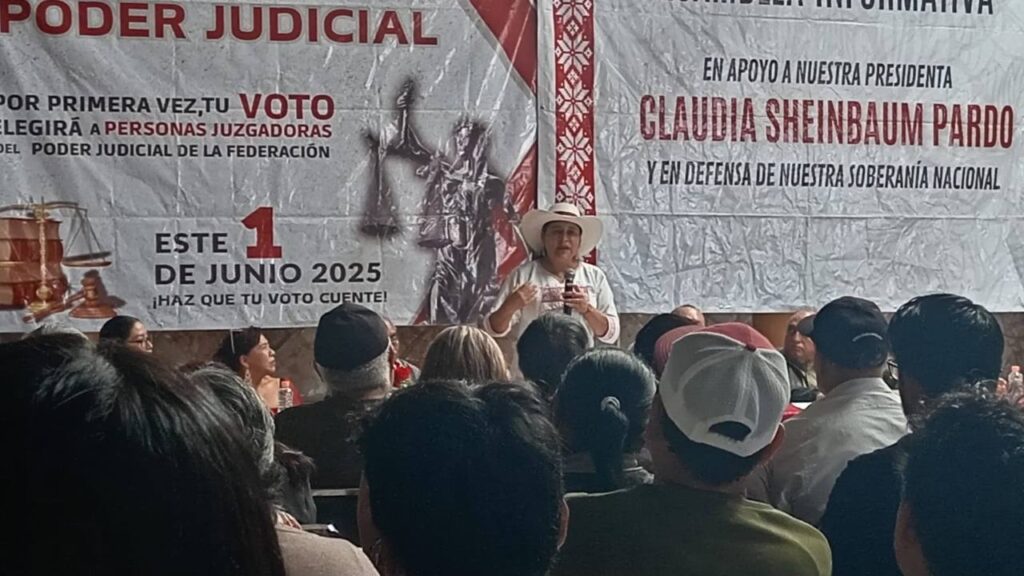 Llama Ana Lilia Rivera a tlaxcaltecas a votar para elegir nuevos integrantes del Poder Judicial