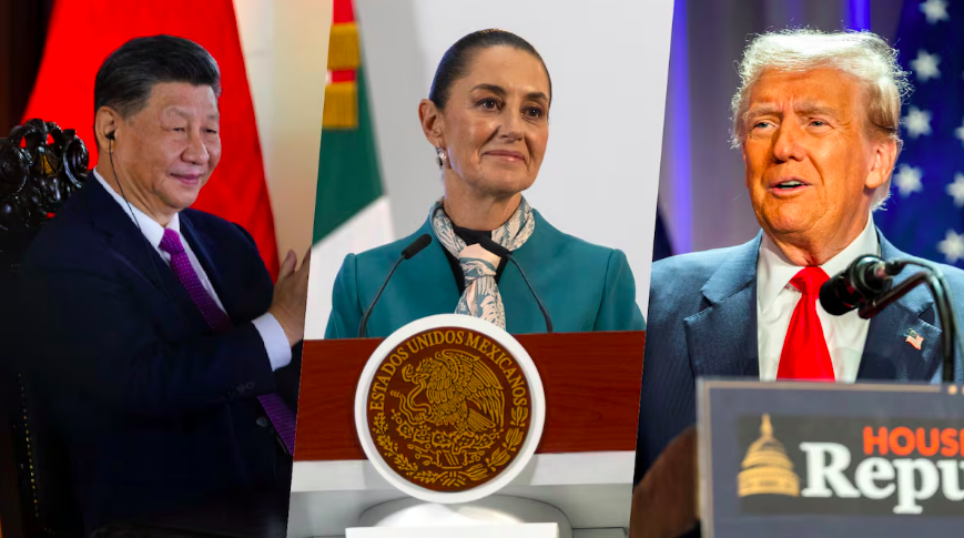 México sigue negociando con EU: Claudia. China, Japón y Corea del Sur forman bloque
