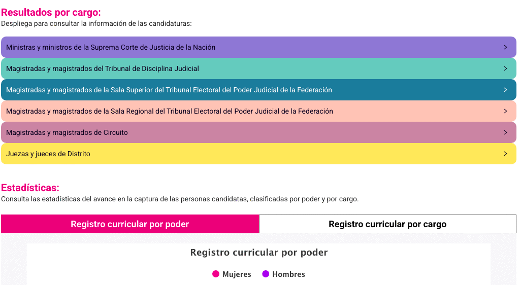 En 17 días, 2% del padrón visitó micrositio del INE sobre candidatos al PJF