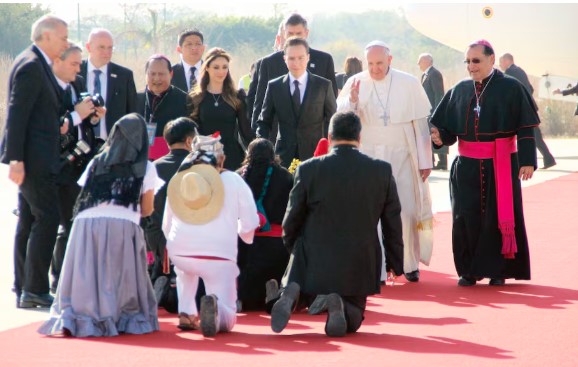 El Papa Francisco reconoció la dignidad y riqueza cultural de los pueblos originarios de Chiapas
