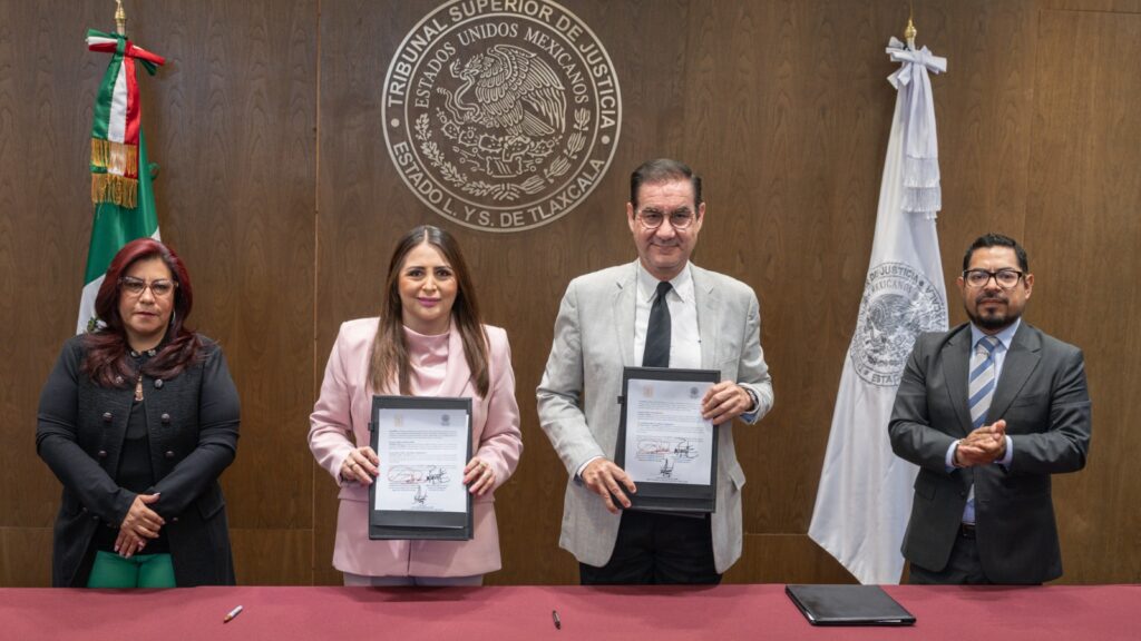 Firman convenio Poder Judicial y Universidad del Valle de Tlaxcala