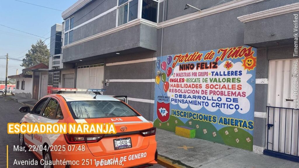 Policía de Apizaco fortalece la seguridad escolar con el operativo “Escuela Segura”