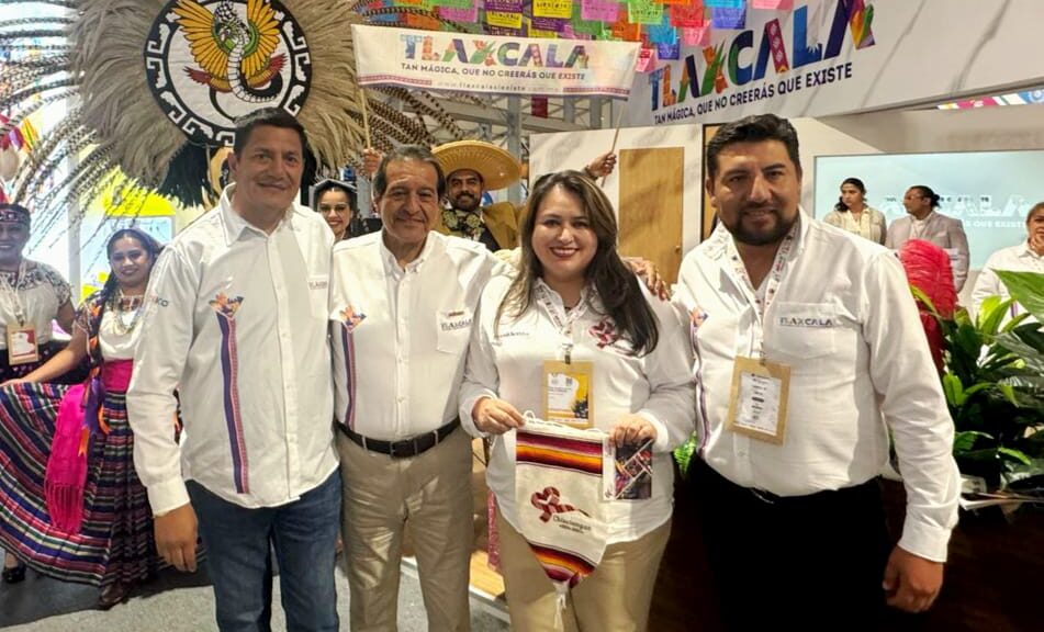 Identidad de Chiautempan presente en el Tianguis Turístico Binacional 2025