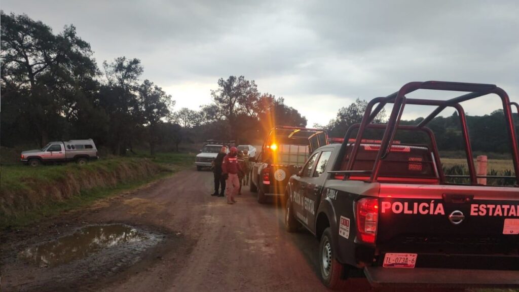 Atiende Policía Municipal de Apizaco reporte de persona sin vida en Guadalupe Texcalac