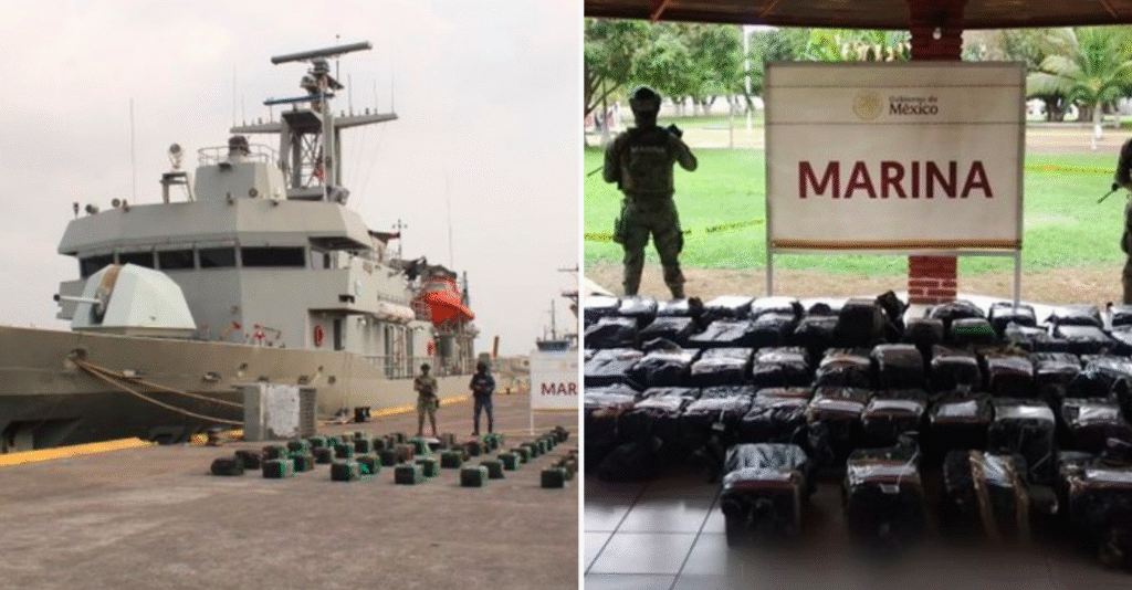 Semar asegura 1.2 toneladas de cocaína en Michoacán