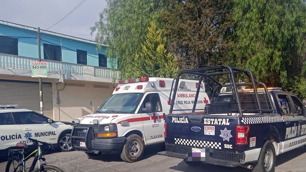Atiende Policía de Apizaco agresión; víctima se encuentra estable.