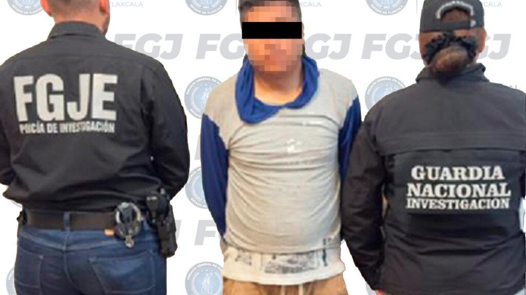 Aprehende policía de investigación a masculino por homicidio en Huamantla: FGJE