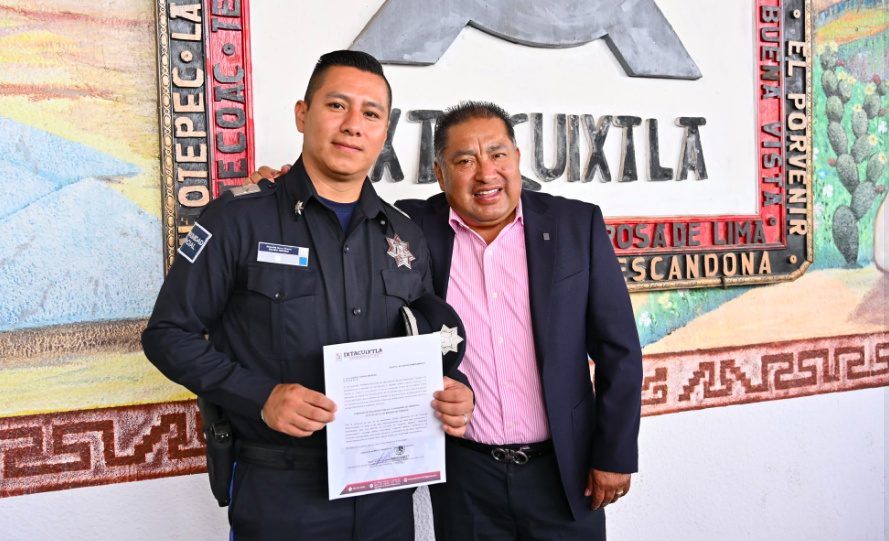 Alcalde de Ixtacuixtla nombra a nuevo director de Seguridad Pública Municipal