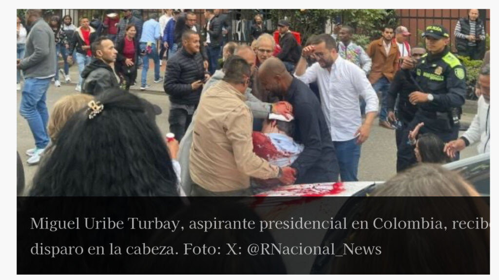 Turbay, aspirante presidencial en Colombia, recibe disparo en la cabeza