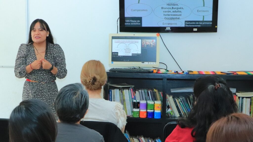 Ofreció la UATx el taller “Derechos humanos, feminismos y política”