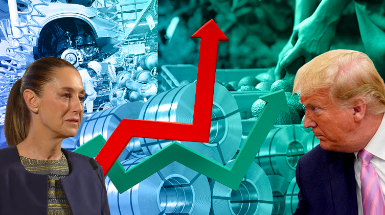 México libra 90 días más los aranceles tras llamada entre Sheinbaum y Trump