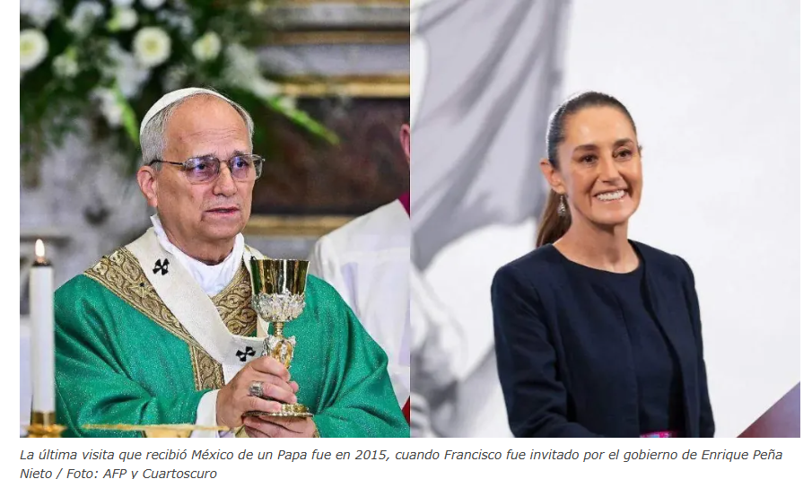 Papa León XIV es un hombre con mensaje de paz y coincidimos con él: Sheinbaum