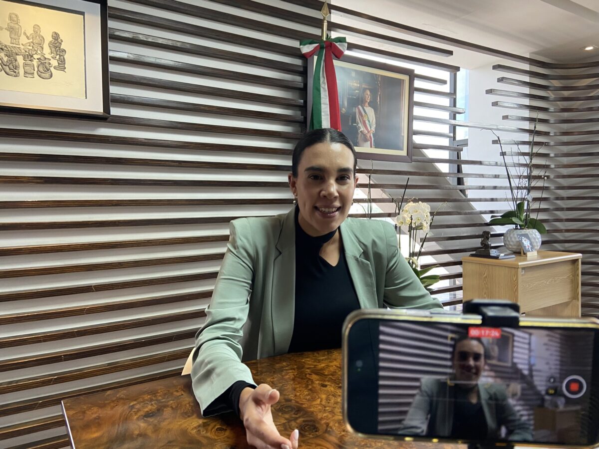 Josefina Rodríguez Zamora, secretaria de Turismo de México, en entrevista con Martín Rodríguez/ Innombrable-MRH