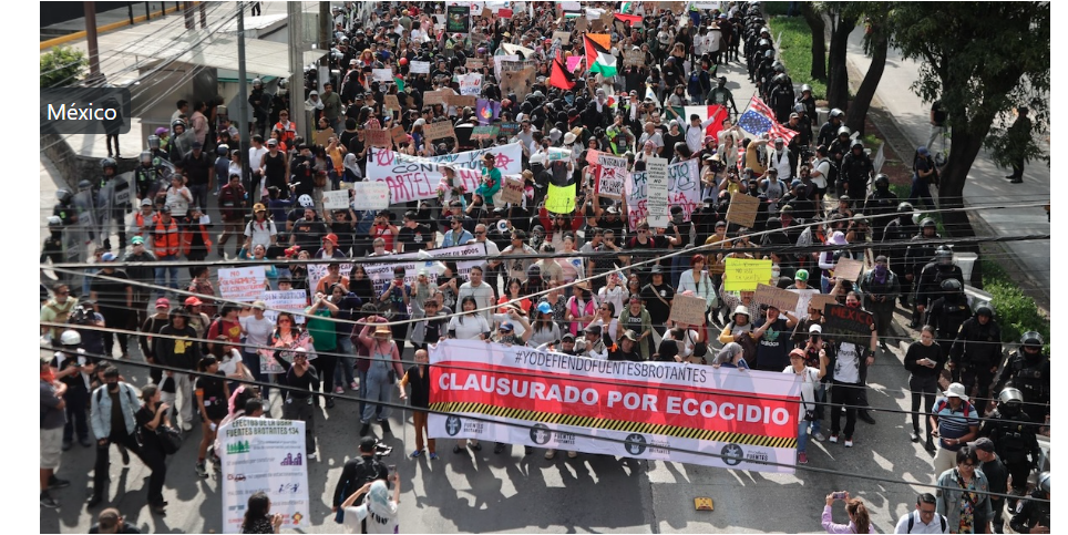 Marcha contra gentrificación acaba con saldo blanco; reunió 600 personas: CdMx
