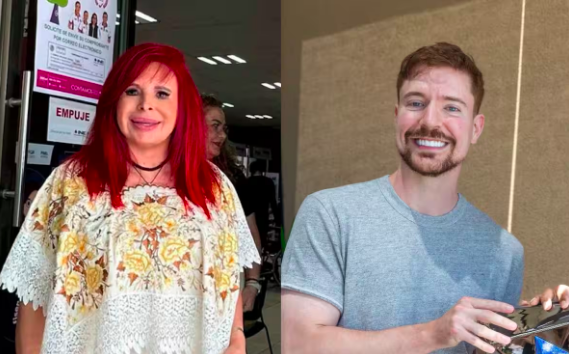 Layda Sansores regala chocolates de MrBeast pese a polémica con el INAH