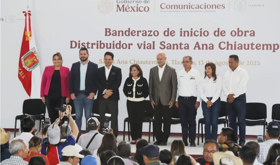 Blanca Angulo agradece respaldo federal y estatal en el inicio de construcción del Viaducto Chiautempan