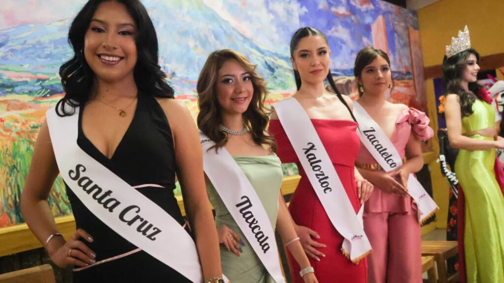 Presentación de candidatas a  la Flor Tlaxcalteca