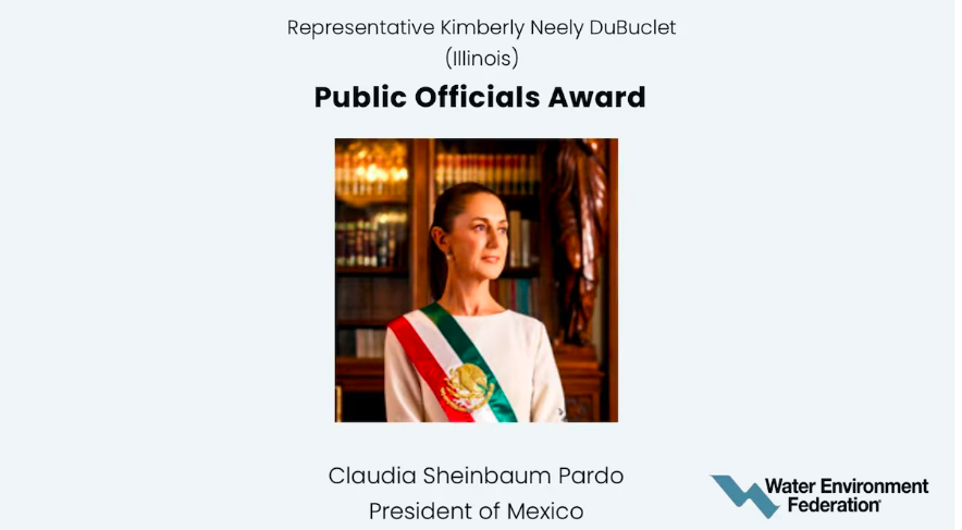 Claudia Sheinbaum fue seleccionada como una de las tres galardonadas con el prestigioso Premio a Funcionarios Públicos de la WEF