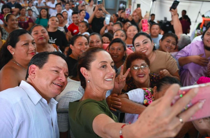 Oposición nunca podrá calumniar a AMLO, se quedó en el corazón de la gente: Sheinbaum
