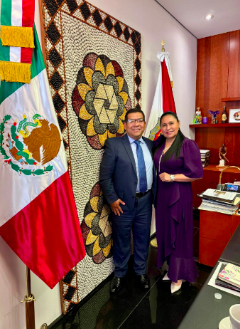 Continúa Arnulfo Alva, ‘El Che’, realizando trabajos de gestión para Apizaco.