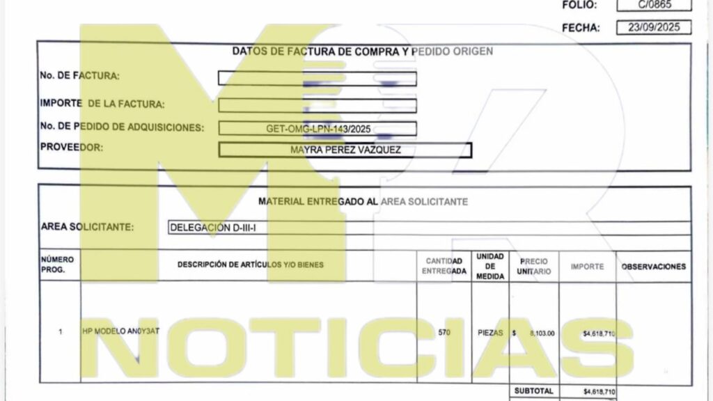 Desmiente Pablo Noé robo de laptops y acusa a Homero Meneses de apropiación indebida de plazas