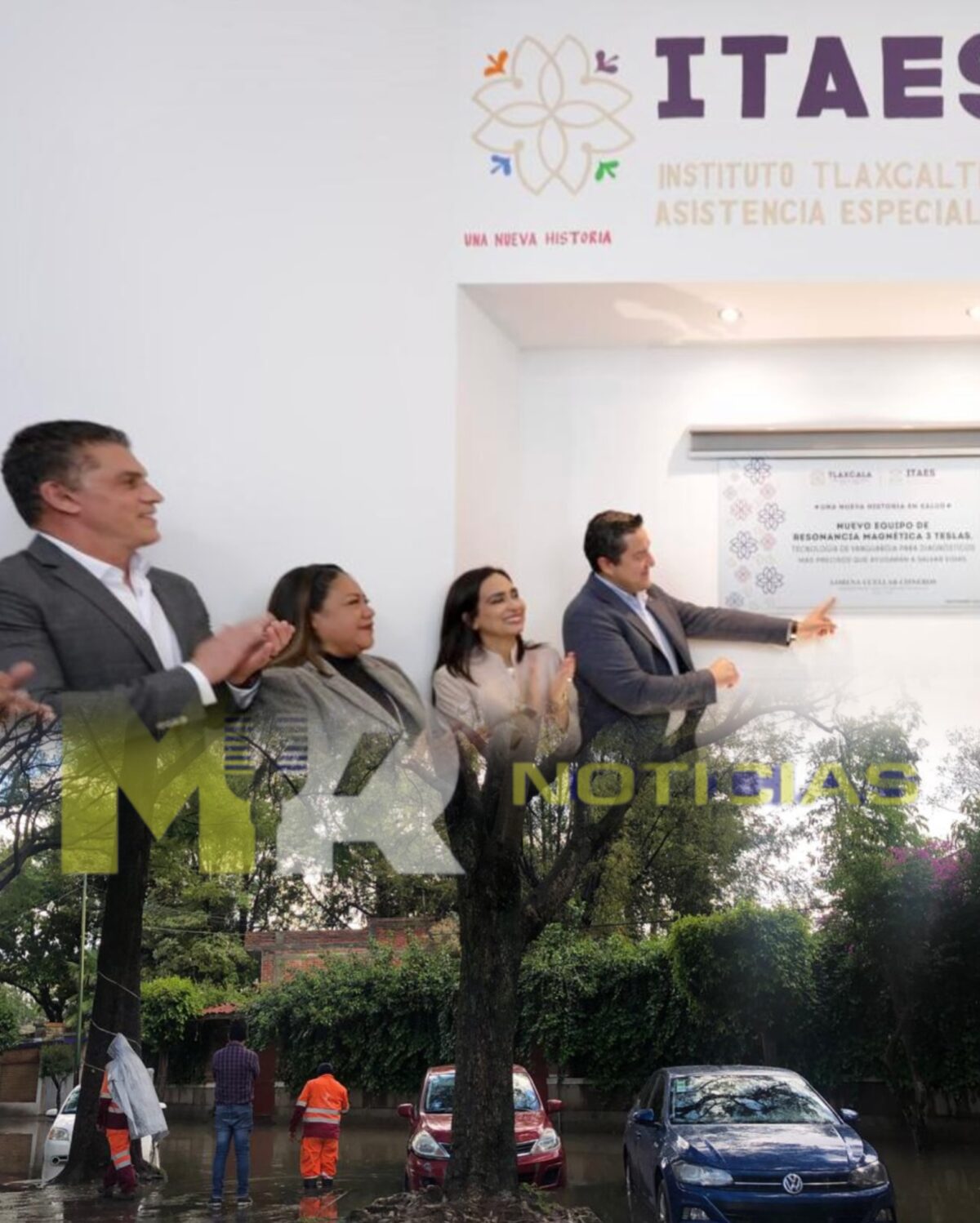 Mientras el alcalde inaugura espacios y equipamiento del ITEA, aunque no corresponda a sus funciones, la capital se inunda y su personal lucha contra la carencia.