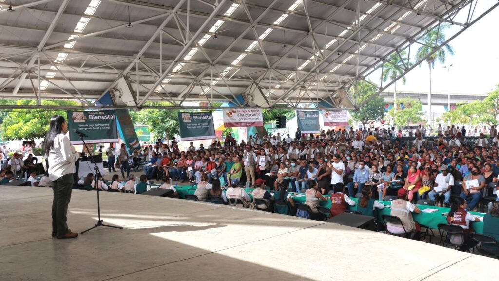 En Veracruz, Puebla, Querétaro y SLP inicia entrega del primer apoyo a personas afectadas por las lluvias: Ariadna Montiel
