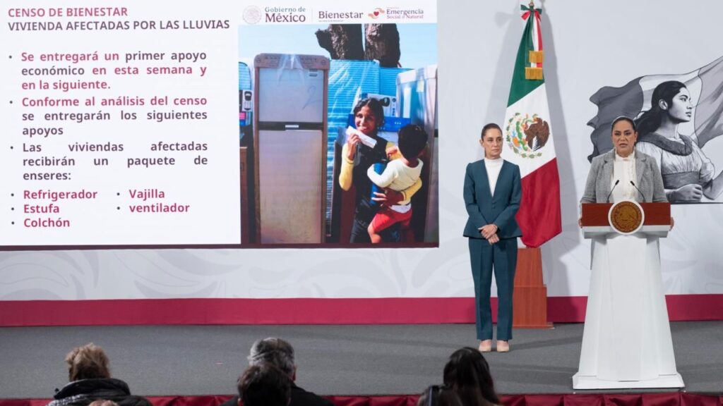 Bienestar inicia Censo casa por casa en zonas afectadas por las lluvias en Hidalgo, Puebla, San Luis Potosí, Veracruz y Querétaro