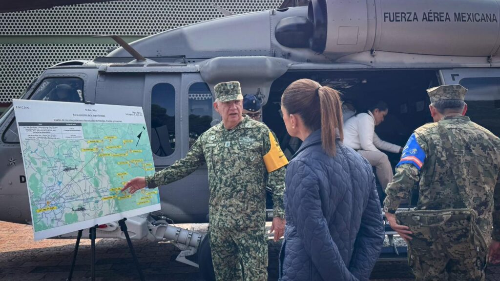 PRESIDENTA CLAUDIA SHEINBAUM VISITA A DAMNIFICADOS POR LAS LLUVIAS EN PUEBLA, VERACRUZ E HIDALGO