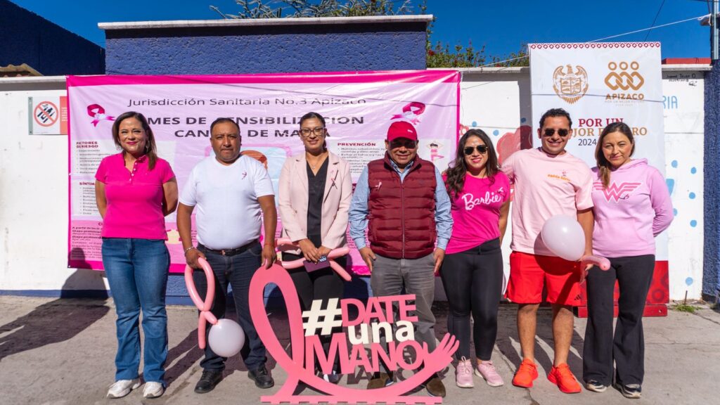 EL ALCALDE JAVIER RIVERA Y LA CUARTA REGIDORA ADRIANA RAMÍREZ PROMUEVEN LA LUCHA CONTRA EL CÁNCER DE MAMA