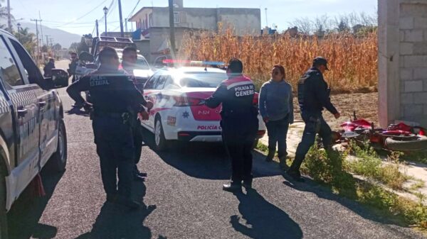 En persecución, Policía de Chiautempan detiene a sujeto con motocicleta robada proveniente de Apizaco