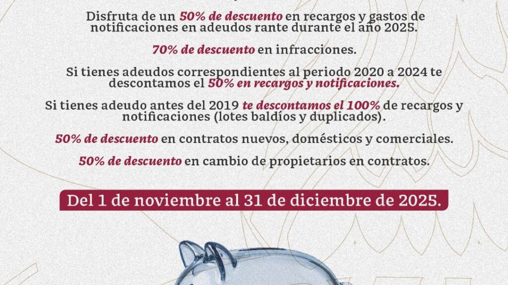 EL AYUNTAMIENTO DE APIZACO Y CAPAMA LANZAN CAMPAÑAS DE DESCUENTOS POR EL BUEN FIN