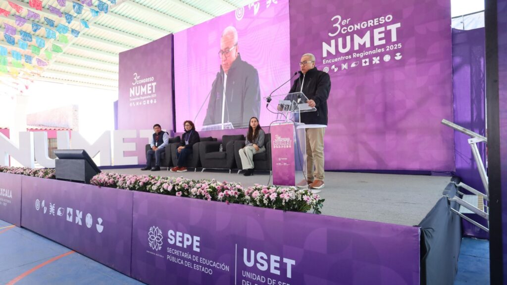 ENCABEZA SECRETARIO DE EDUCACIÓN TRABAJOS DEL 3ER CONGRESO NUMET “ENCUENTROS REGIONALES 2025” EN IXTENCO
