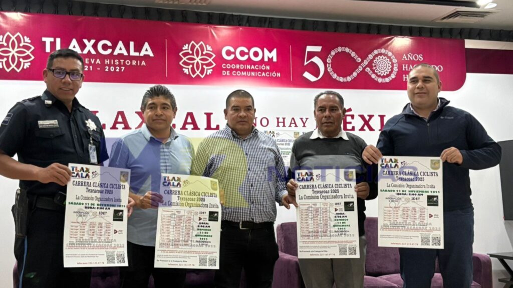 Presentan la Carrera Ciclista Texcacoac 2025