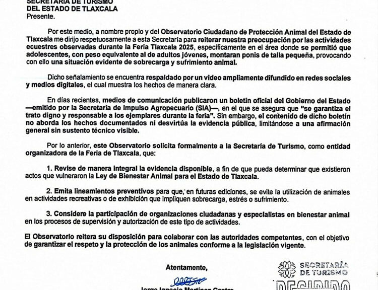 Activistas exigen Acción ante Denuncias de Maltrato Animal en la Feria de Tlaxcala