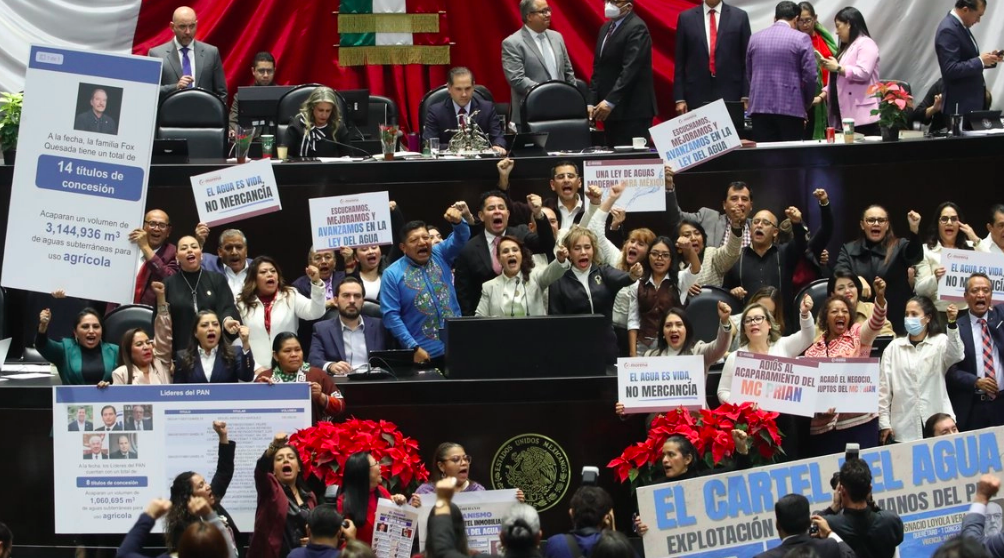 Avalan diputados la nueva Ley General de Aguas