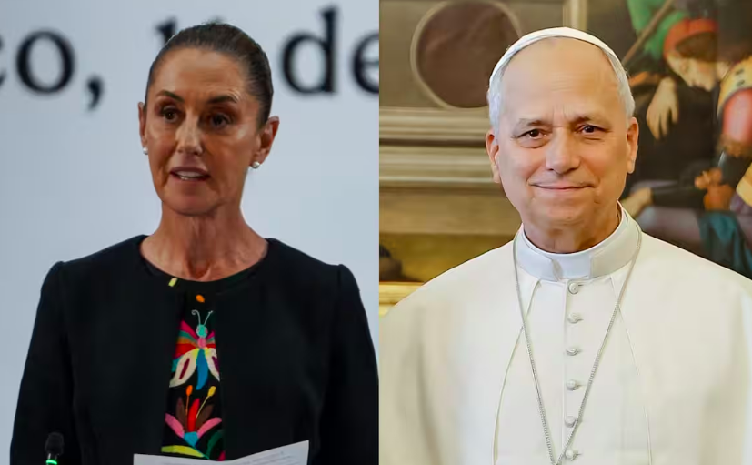 Sheinbaum invita al Papa León XIV a visitar México durante llamada telefónica