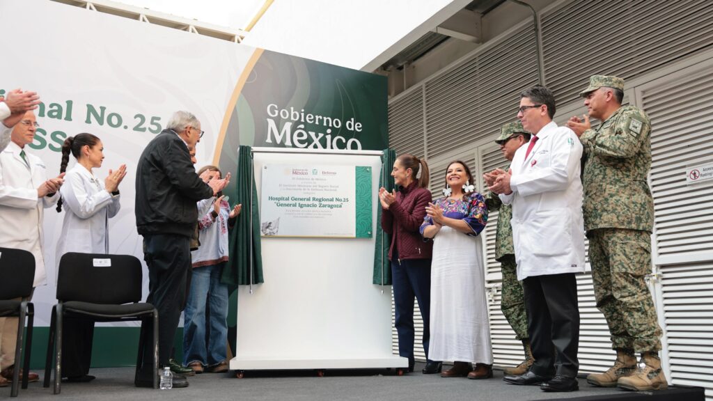PRESIDENTA CLAUDIA SHEINBAUM INAUGURA HOSPITAL GENERAL REGIONAL NO. 25 “GENERAL IGNACIO ZARAGOZA” DEL IMSS EN BENEFICIO DE MEDIO MILLÓN DE DERECHOHABIENTES