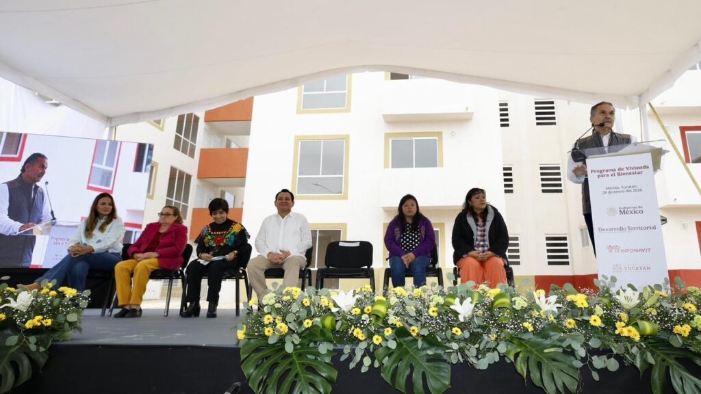 INFONAVIT ENTREGA EN YUCATÁN LAS PRIMERAS VIVIENDAS DEL BIENESTAR DE ESE ESTADO