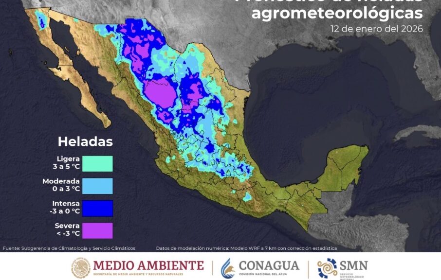 Temperaturas de hasta -5 se esperan para este domingo
