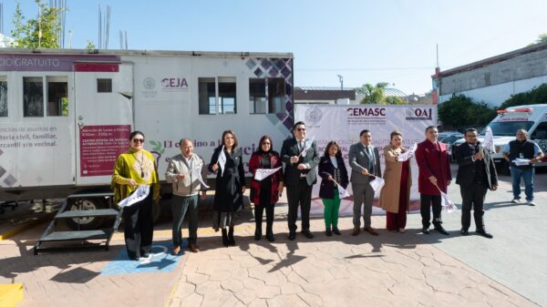 El Poder Judicial del Estado de Tlaxcala, a través del Centro Estatal de Mecanismos Alternativos de Solución de Controversias, llevó a cabo el banderazo de inicio de actividades de la Unidad Móvil en los municipios de Tocatlán y Atlangatepec.