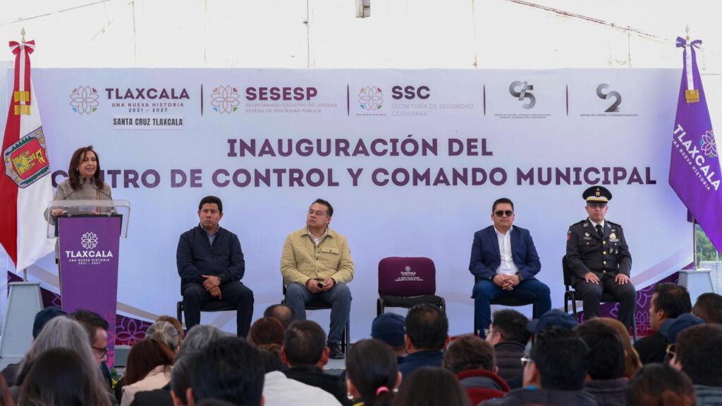 NUEVO C2 EN SANTA CRUZ TLAXCALA FORTALECE VIDEOVIGILANCIA PARA MÁS SEGURIDAD Y ATENCIÓN A EMERGENCIAS